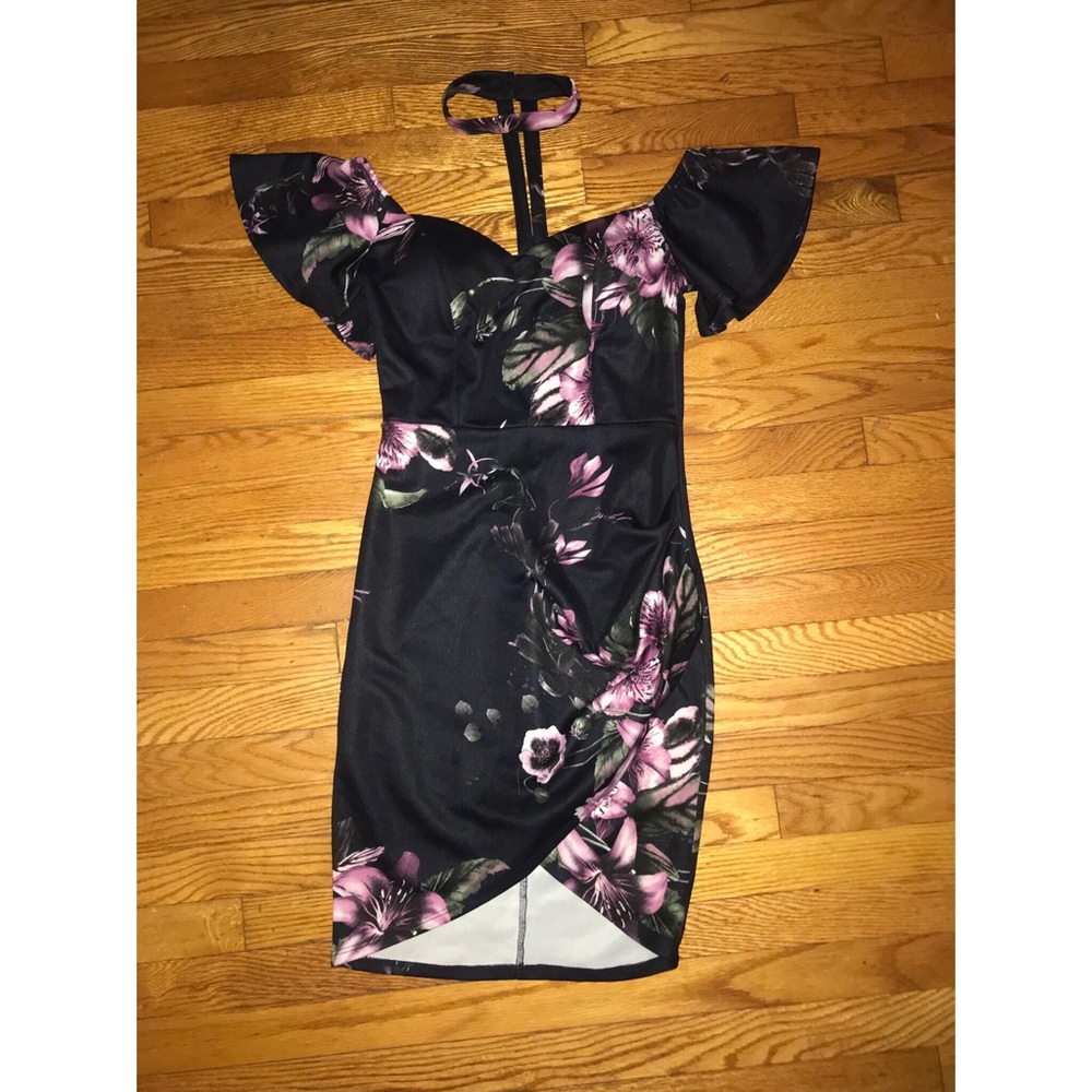 Purple Floral Dress